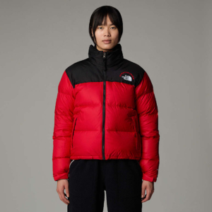 Damska kurtka The North Face 1996 Retro Nuptse Czerwono-czarna