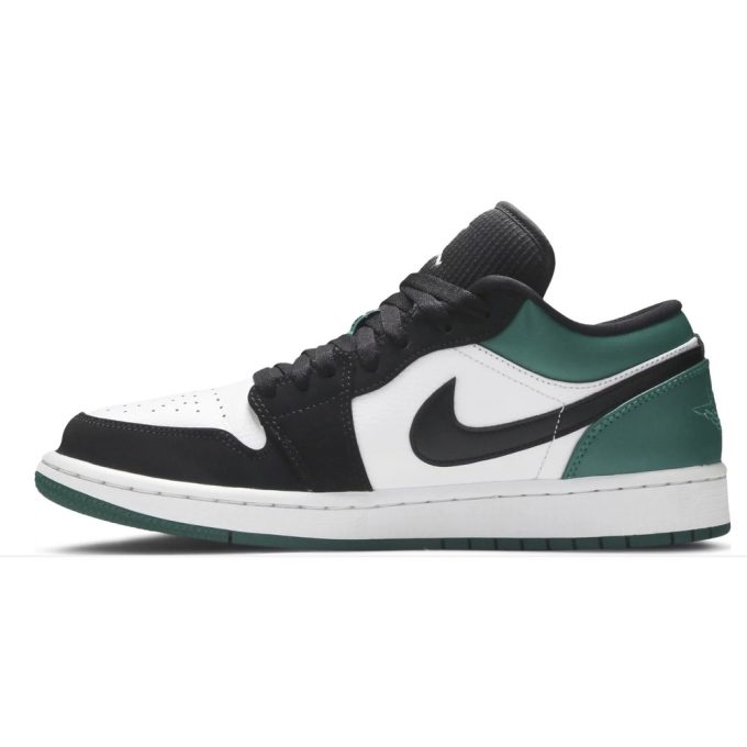 Jordan-1-Low-White-Black-Mystic-Green-2